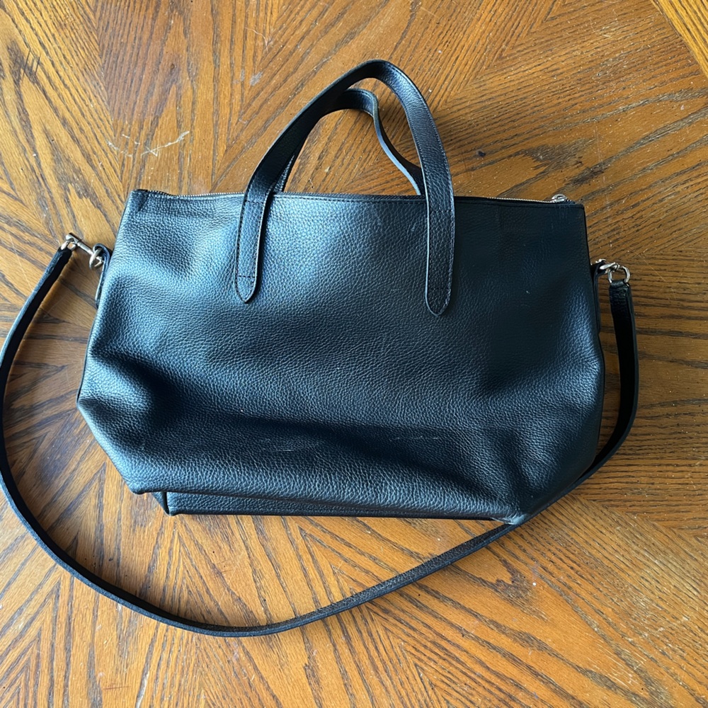 Cuyana Classic Easy Zipper Tote, black